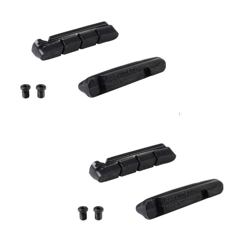 Zwei Paare Bremsbeläge für die Straße Shimano Dure Ace 2/4