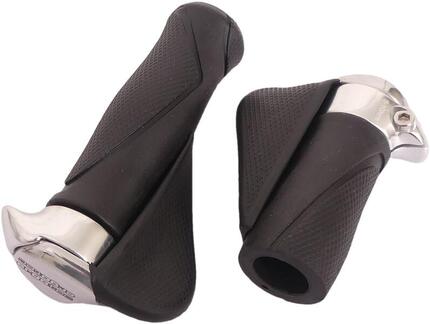 Fahrradgriff mit ergonomischem Griff 130 mm 87 mm Kraton -Material schwarz