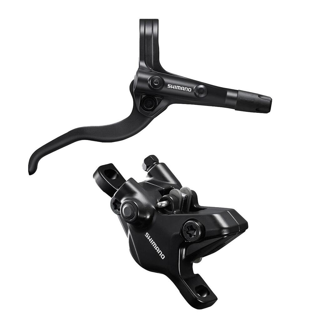 Adjustable rear hydraulic disc brakes dual piston system Shimano MT401