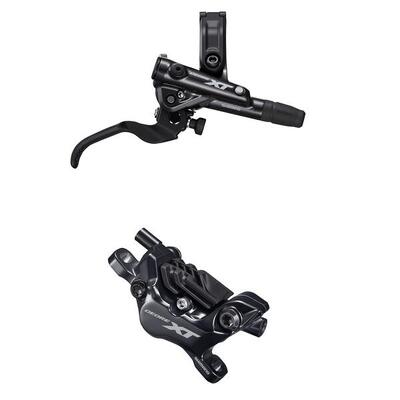 Leva freno idraulica destra con pinza posteriore Shimano Deore XT BL-M8100 I-Spe