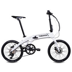 Chrisson Vélo pliable électrique EF3 20 Pouces 32 cm Unisexe 9SP Frein à disque
