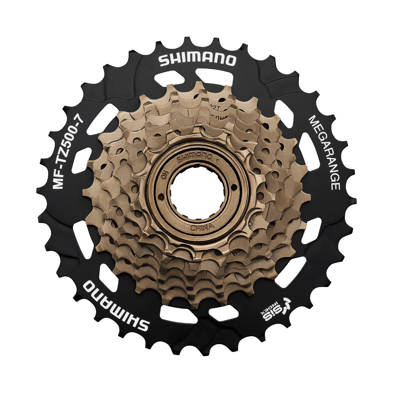 Shimano - Roue Libre Shimano Mf-tz500-7 7 Vitesses - Cassette - Noir - 12 Mm - Decathlon