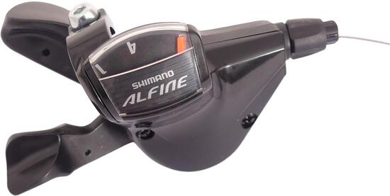 SHIMANO ALFINE SL-S7000-8 Comando destro 8 velocità - nero.