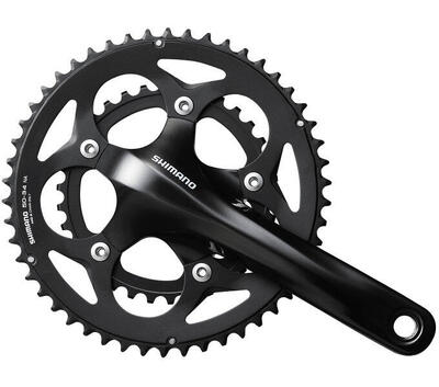 Crankstel 3x10 speed mtb fc-mt500 175/40-30-22 - zwart