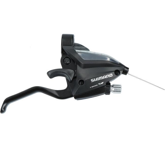 SHIMANO Leva del freno e del deragliatore della bicicletta 2 dita Shimano ST-EF500 V-Bra