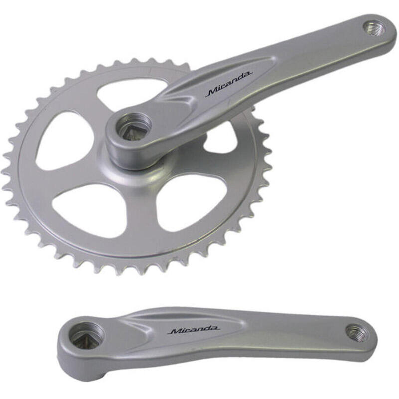 Pédalier 42 dents Miranda Alfa 1 pour chaîne 3/32" - aluminium - argent web only      5099€     MIRANDA Pédalier 42 dents Miranda Alfa 1 pour chaîne 3/32" - aluminium - argentVendu exclusivement en ligne   