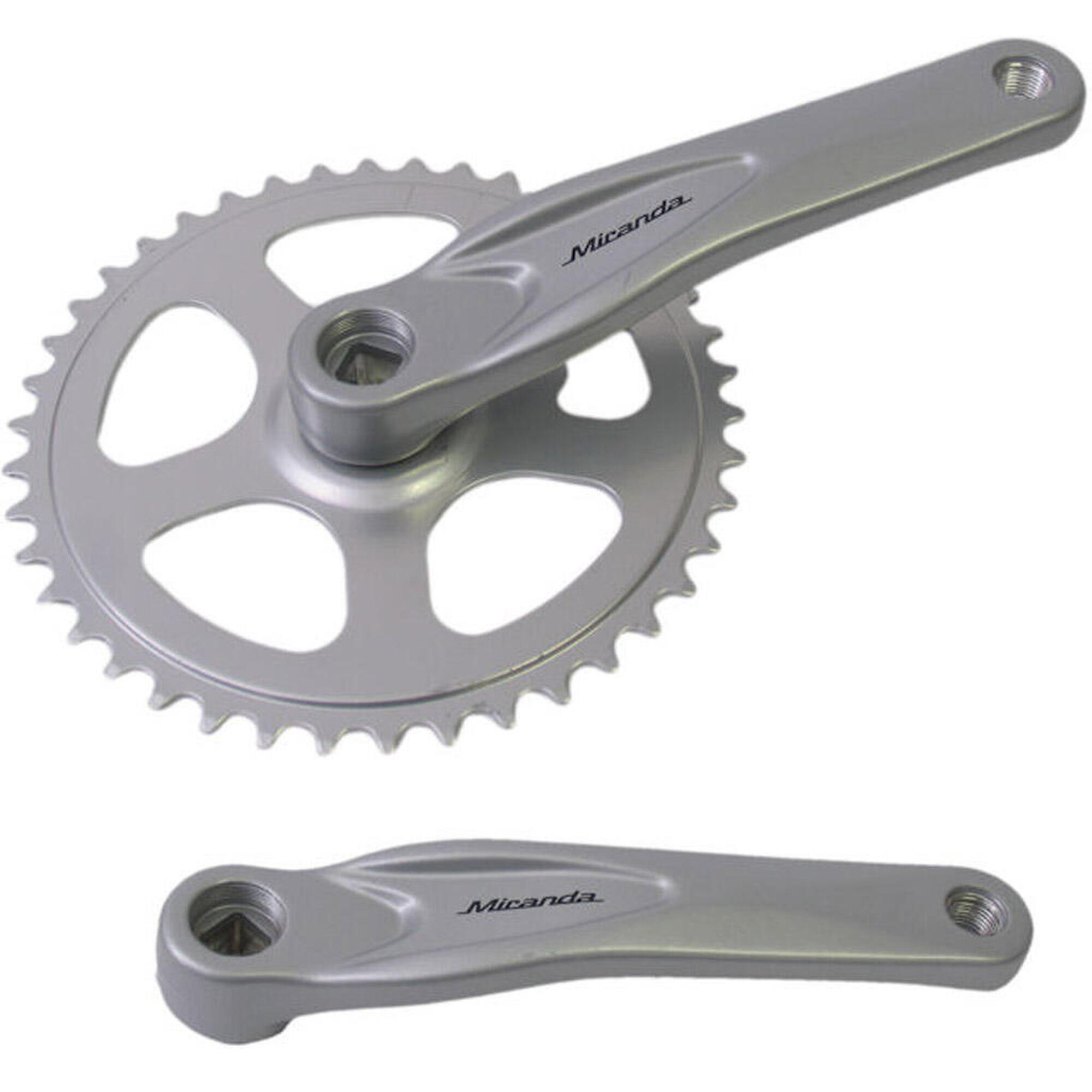 Mechanizm Korbowy 42T Miranda Alfa 1 Do Łańcucha 3/32"  - Aluminium - Srebrny