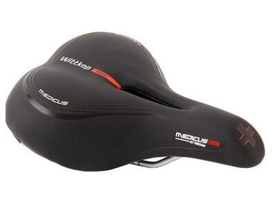 Fietszadel twin medicus 3.0 city/trekking - zwart