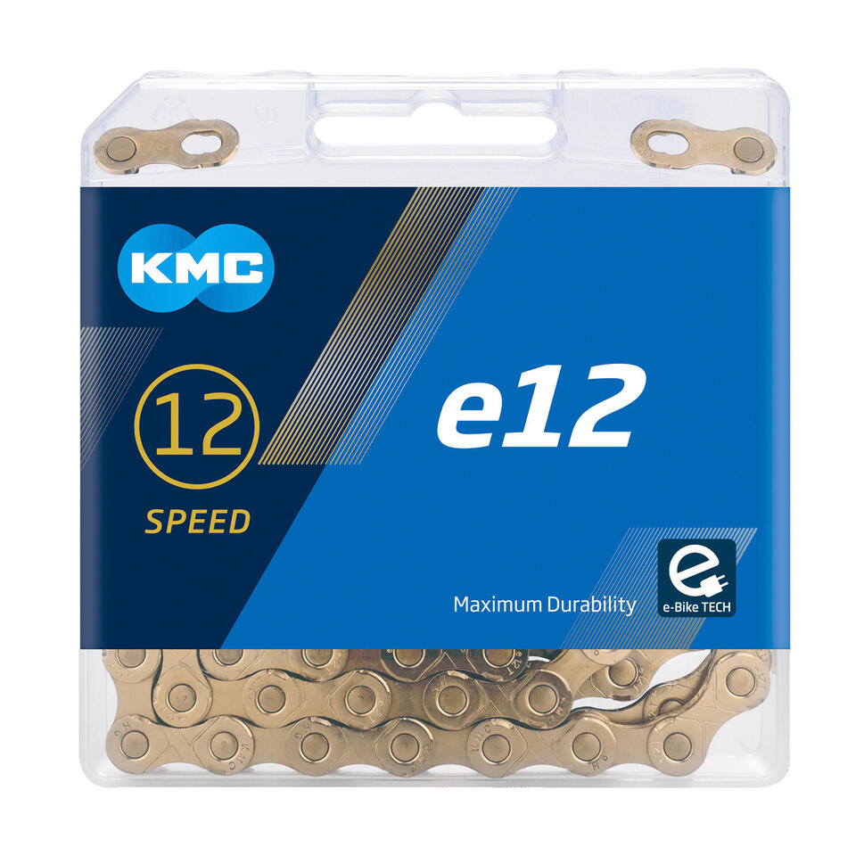 Łańcuch Rowerowy E12 Ti-N Złoty 130 Ogniw