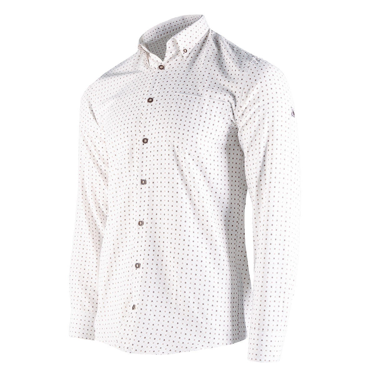 Tagart - La Chemise Tagart Oxford Pour Homme Avec Motif - Chemise Manches Longues - Blanc - Decathlon