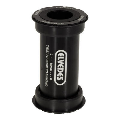 Twist fit trapas voor bb386 shimano 46 x 86 mm