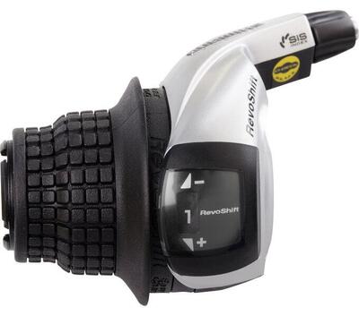 Draaiversteller links 3 speed tourney sl-rs45 - zwart/zilver