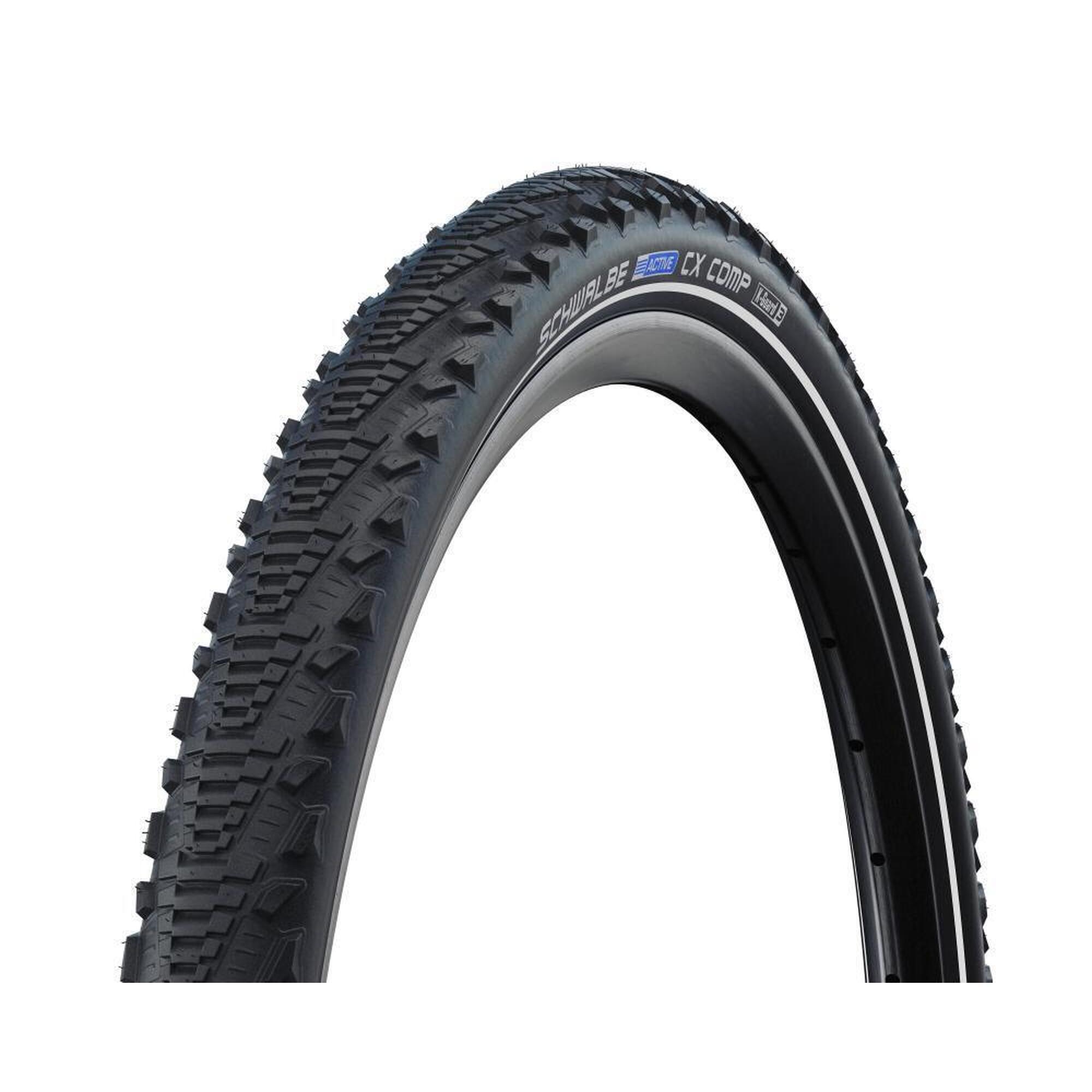 Opona Cx Comp K-Guard 28 X 1.50 Czarna Odblaskowa