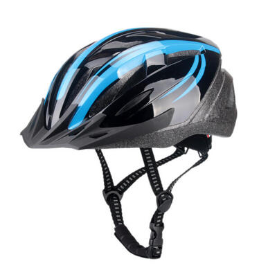 Falkx unisex helm in blauw en zwart - maat l (58-61 cm)