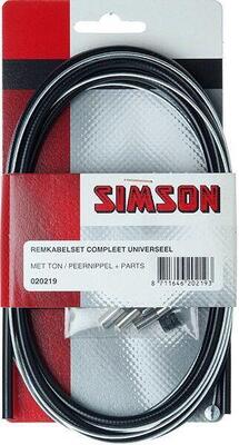 Simson bremszug-Set Universal 1,70 Meter schwarz