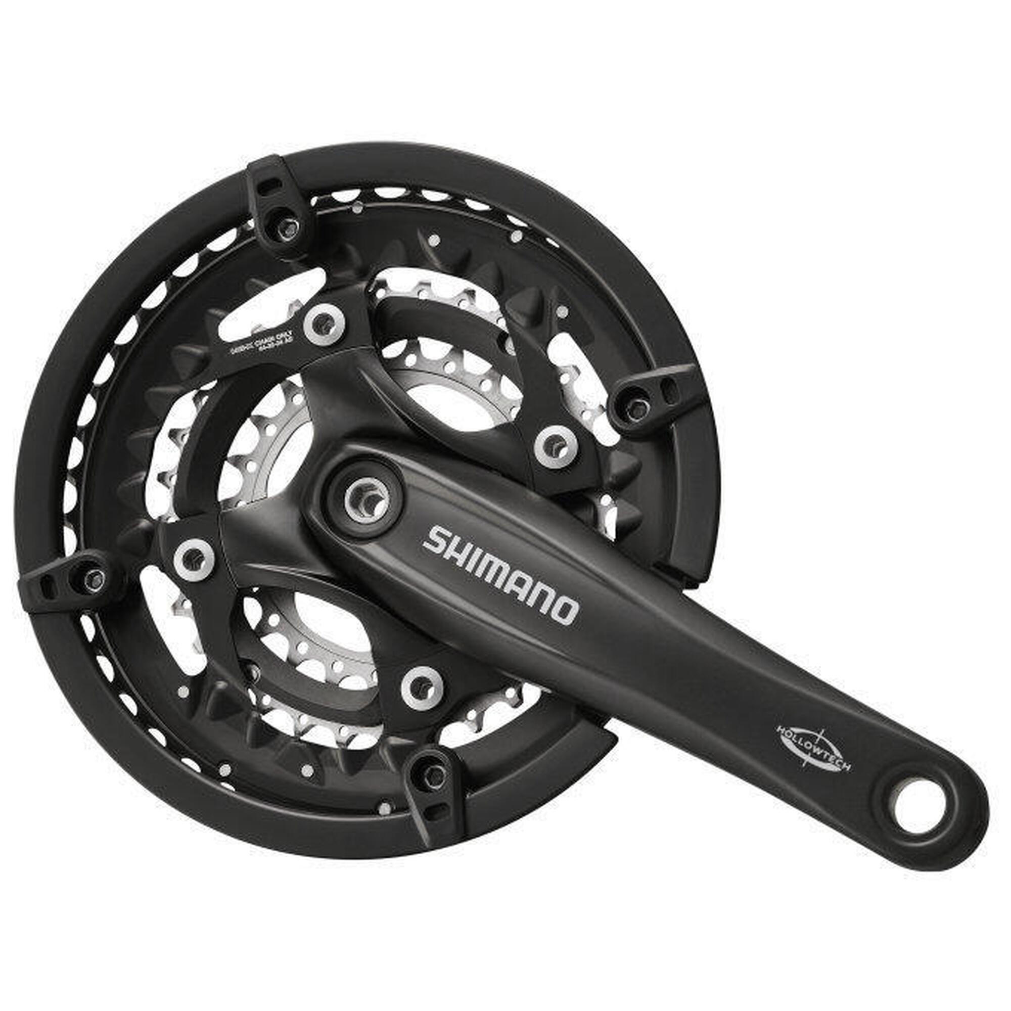 Mechanizm Korbowy 3X10 Speed Trekking Fc-T521 175/44-32-24 Octalink - Czarny