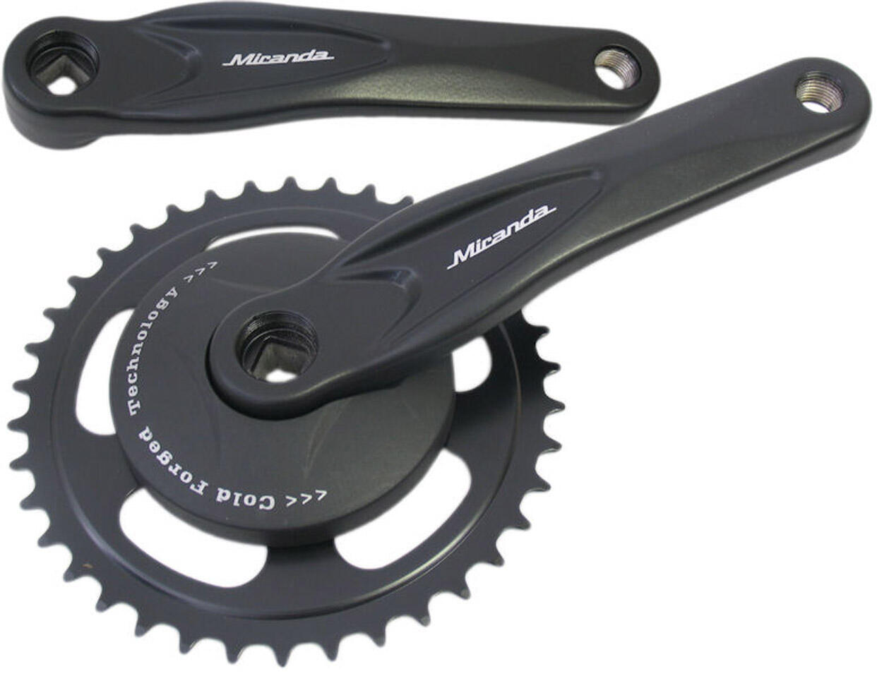 MIRANDA Pédalier 2X11 Vitesses Shimano 105 Fc-R7000 172.5/53-39 Axe Creux - Noir