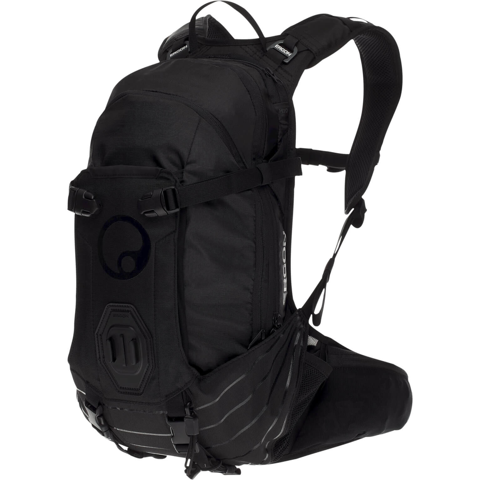 Ergon BA2 Schwarz - Vielseitiger All-Mountain-Rucksack für Actionkameras 1/1