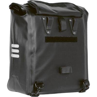 100% waterproof rugzak/fietstas 23 liter 31 x 50 x 15 cm - zwart
