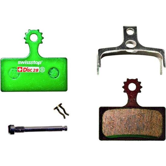 SwissStop Disc 28 C Bremsbeläge für Shimano XTR/XT - Organische Belagsmischun...