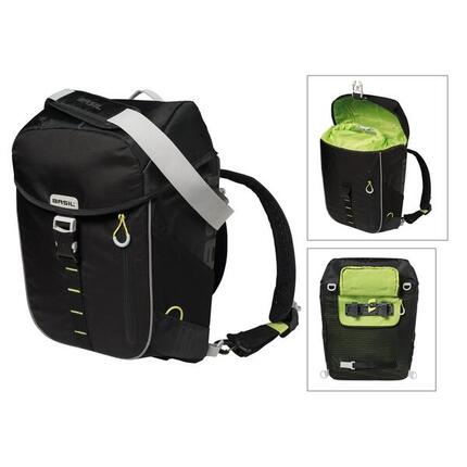 Sac à dos et bandoulière imperméable Basil Miles Daypack 17L