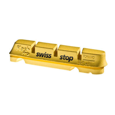 Swissstop - remblok set flash pro yellow king - shim/sram