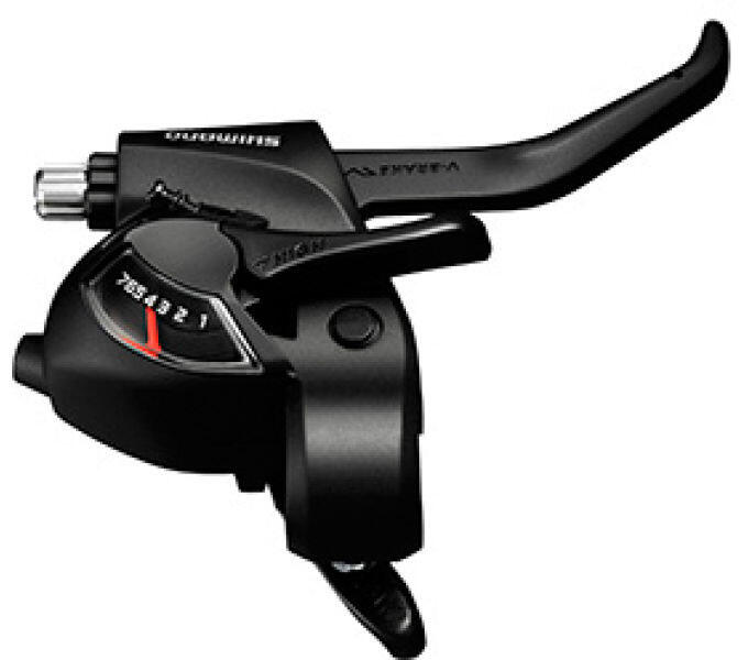 SHIMANO SHIMANO ST‑EF41 comando destro 7 velocità con leva freno nero.