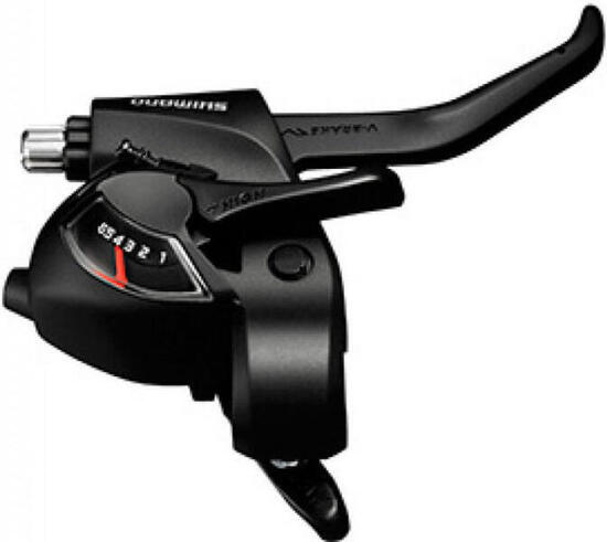 SHIMANO ST‑EF41 comando destro 6 velocità con leva freno nero.
