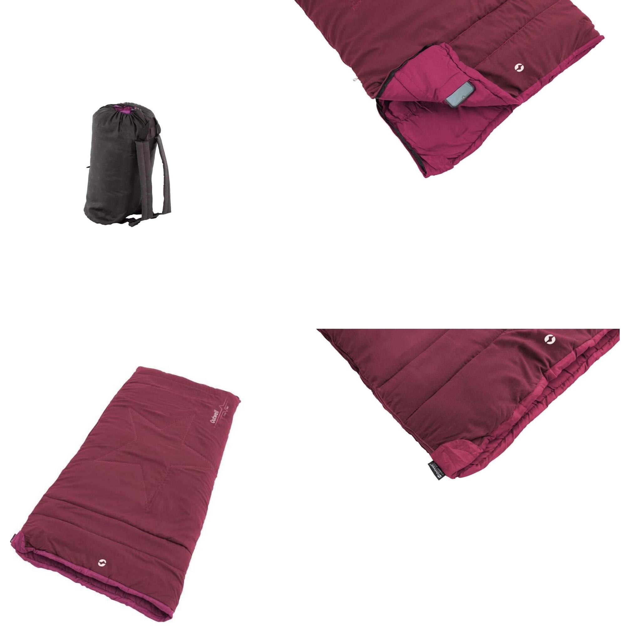Sac de couchage Outwell Champ Kids rouge 2/5