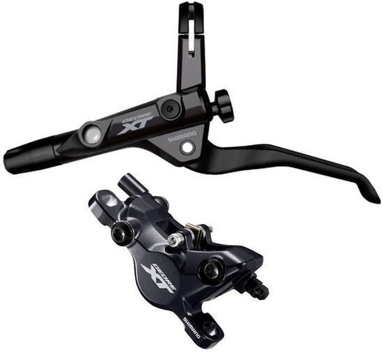 Kit freno a disco anteriore Shimano Deore BL-M8100 (senza disco).