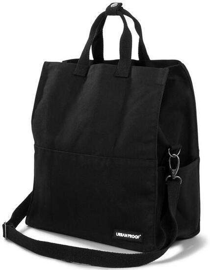 Urbanproof City Tote borsa singola per bici 22 L nera.