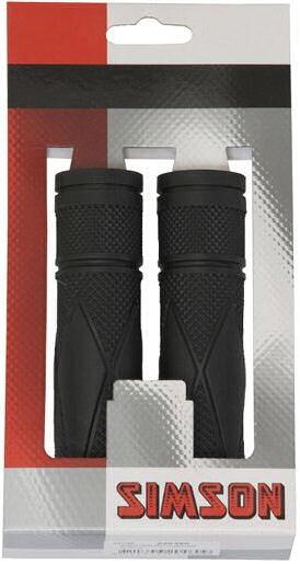 SIMSON Simson Manopole Comfort nere - presa ottimale, adattabili 92 mm.