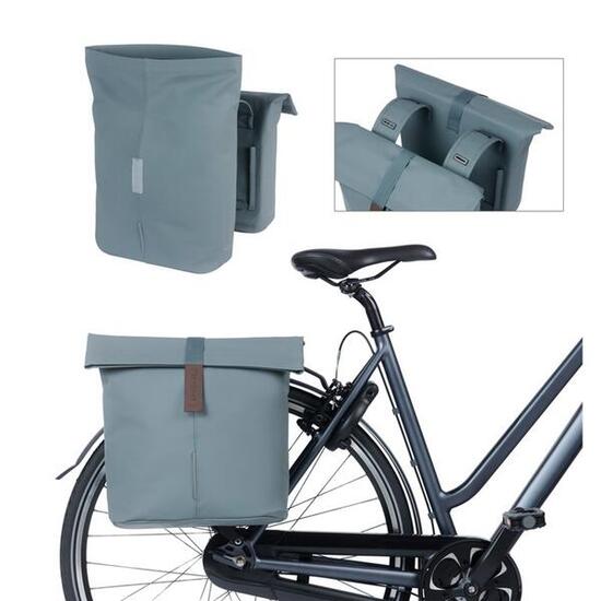 Borsa doppia "City" graphite blue