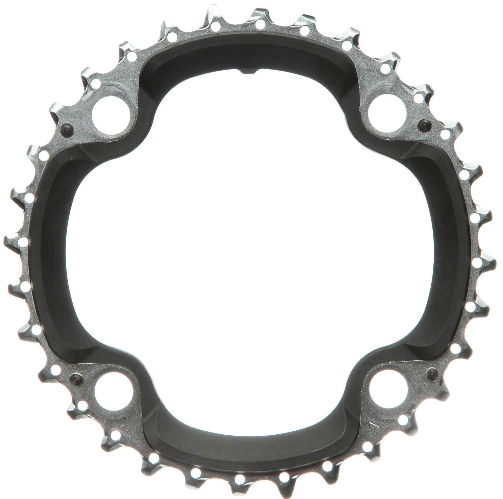 SHIMANO Shimano SLX M672 (FC-M672) guarnitura 4 braccia 10v 30T nera.