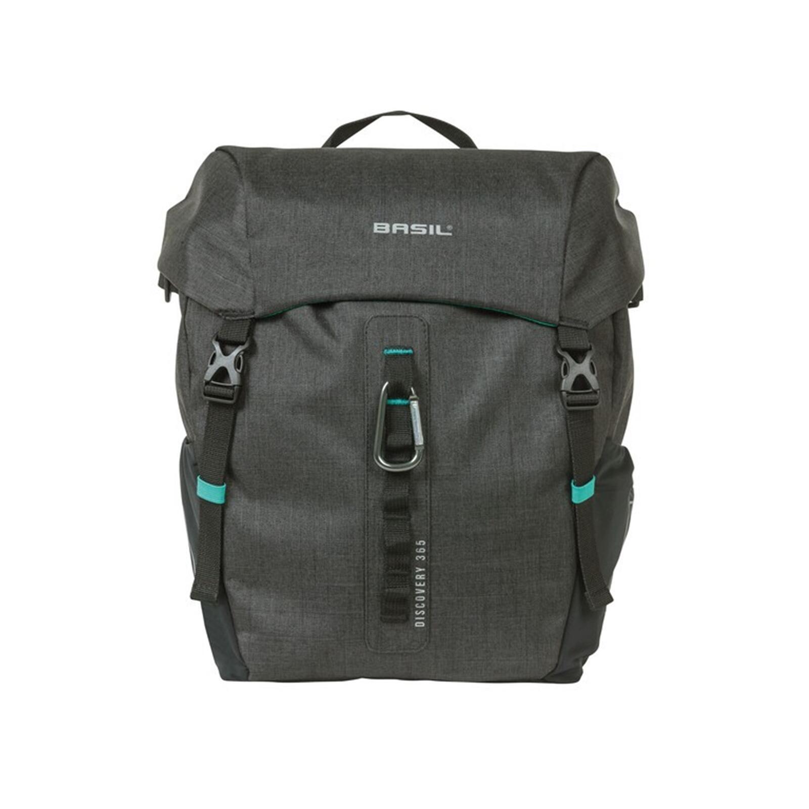 Basil - Sac De Rangement Individuel "discovery 365d" - Sacoche Vélo - Bleu|gris|noir - 40 M - Decathlon