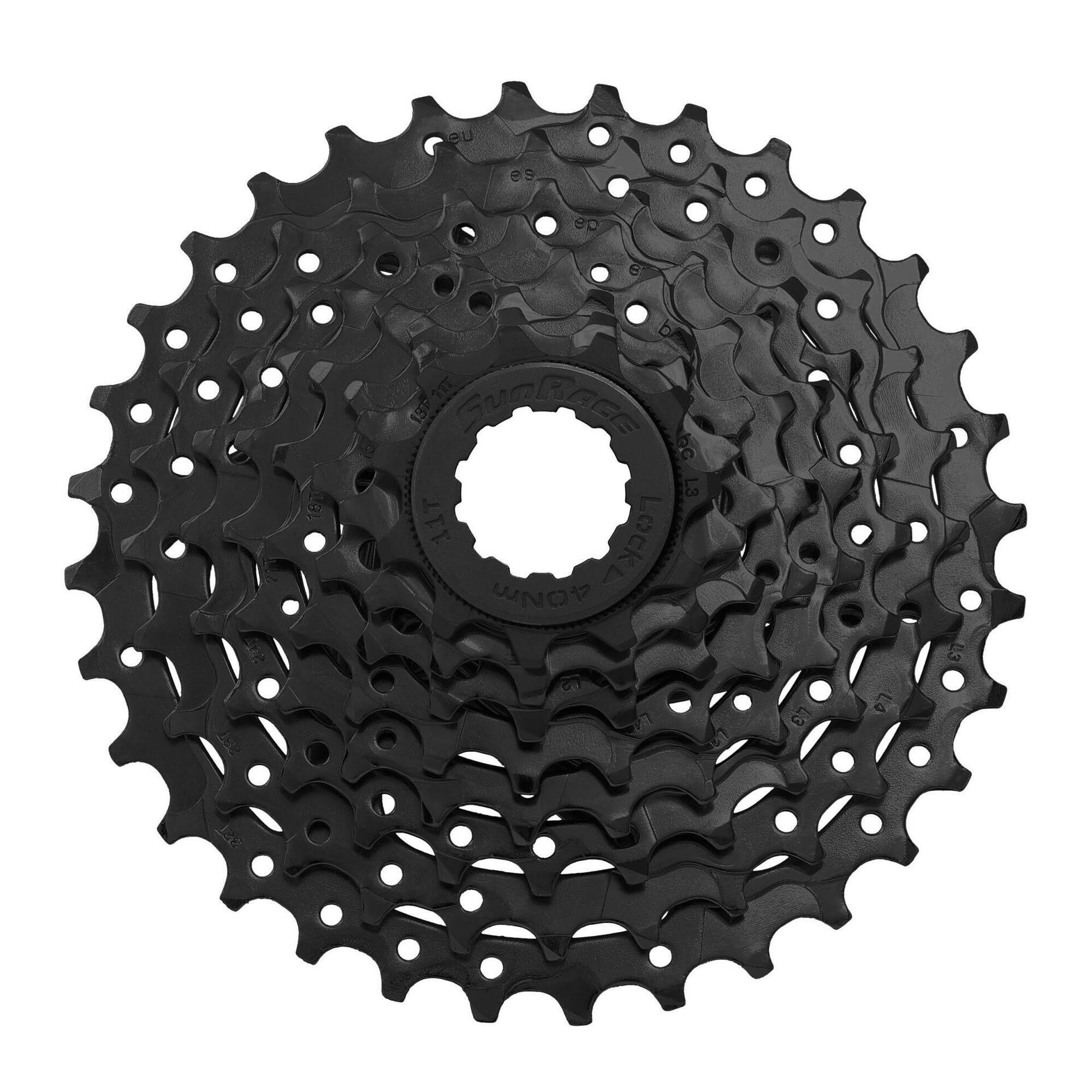Sunrace - Cassette 8 Vitesses Csm55 11-32t - Noire (emballage Atelier) - Cassette - Noir - Taille Unique - Decathlon