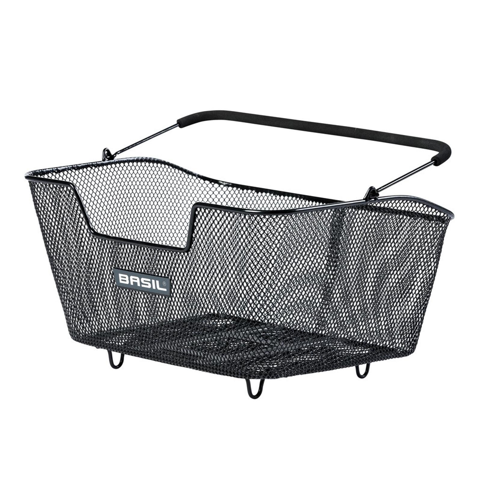 Basil - Panier Pour Vélo Arrière "base M Multi-system - Panier Vélo - Noir - 36 L - Decathlon