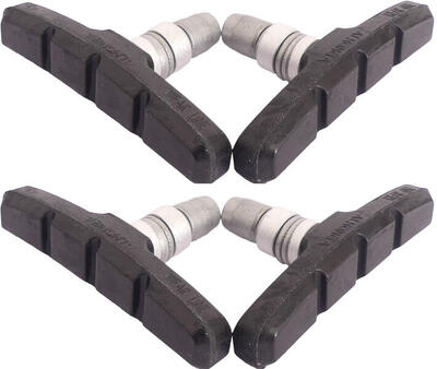 Edge Set pattini freno V-Brake 70 mm — 2 set (4 pezzi).