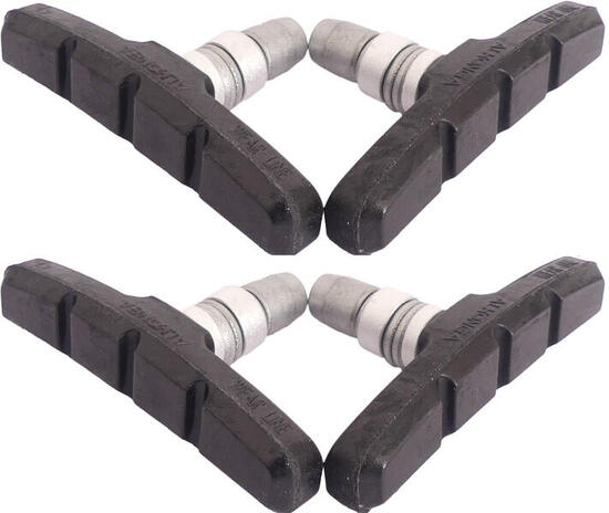 Edge Set pattini freno V-Brake 70 mm — 2 set (4 pezzi).