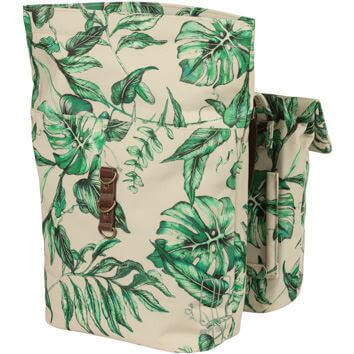 Basil Ever-Green Double Bicycle Bag Made from Recycled PET 3/6