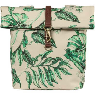 Basil Ever-Green Double Bicycle Bag Made from Recycled PET 2/6