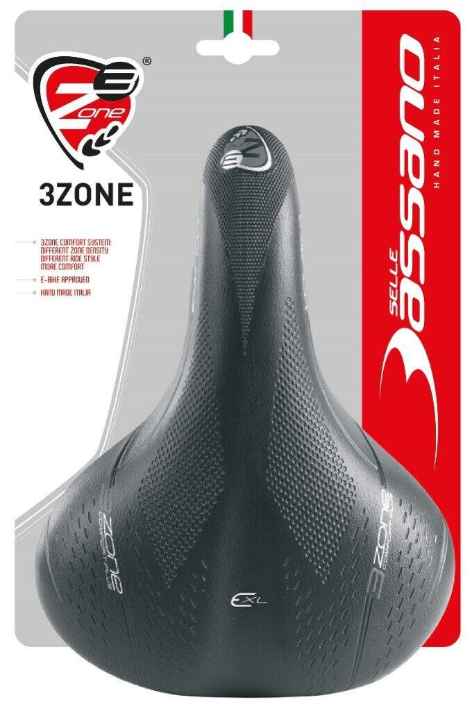 Selle de vélo Volare XXL BigCity avec rembourrage en élastomère 3/6