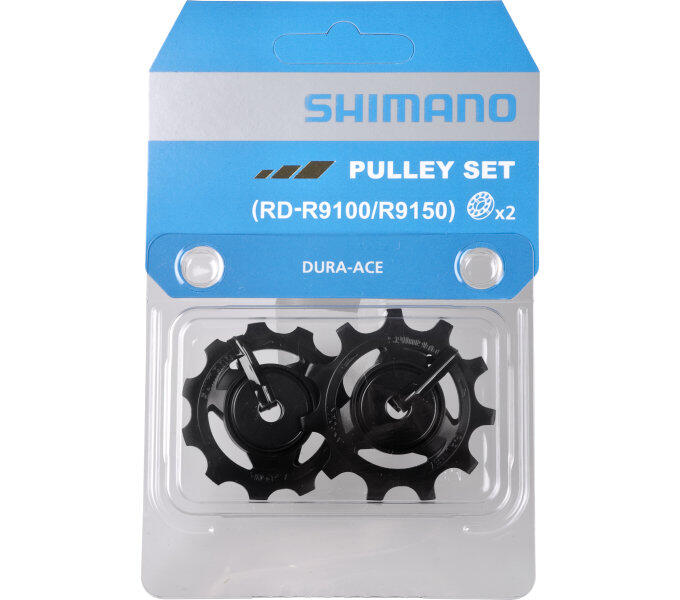 SHIMANO Pulegge cambio Shimano compatibili RD-R9100 / RD-R9150, nere.