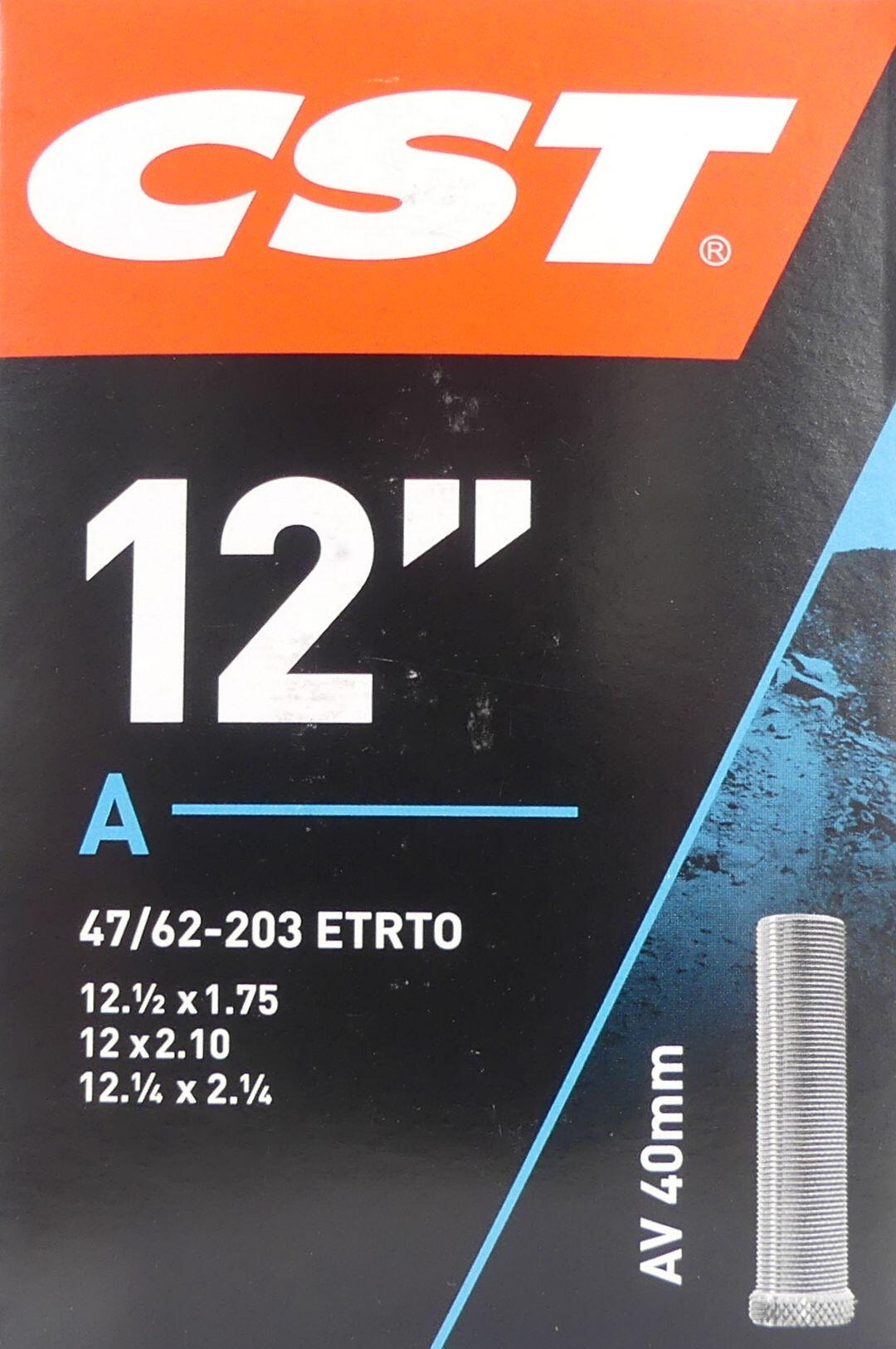Dętka Av40 12 ½ X 2 ¼ / 47/62-203