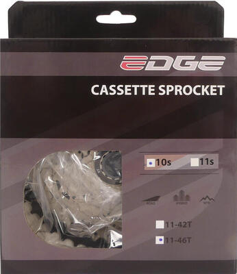 Cassette 10 speed csm6010 11-46t -zilver/zwart
