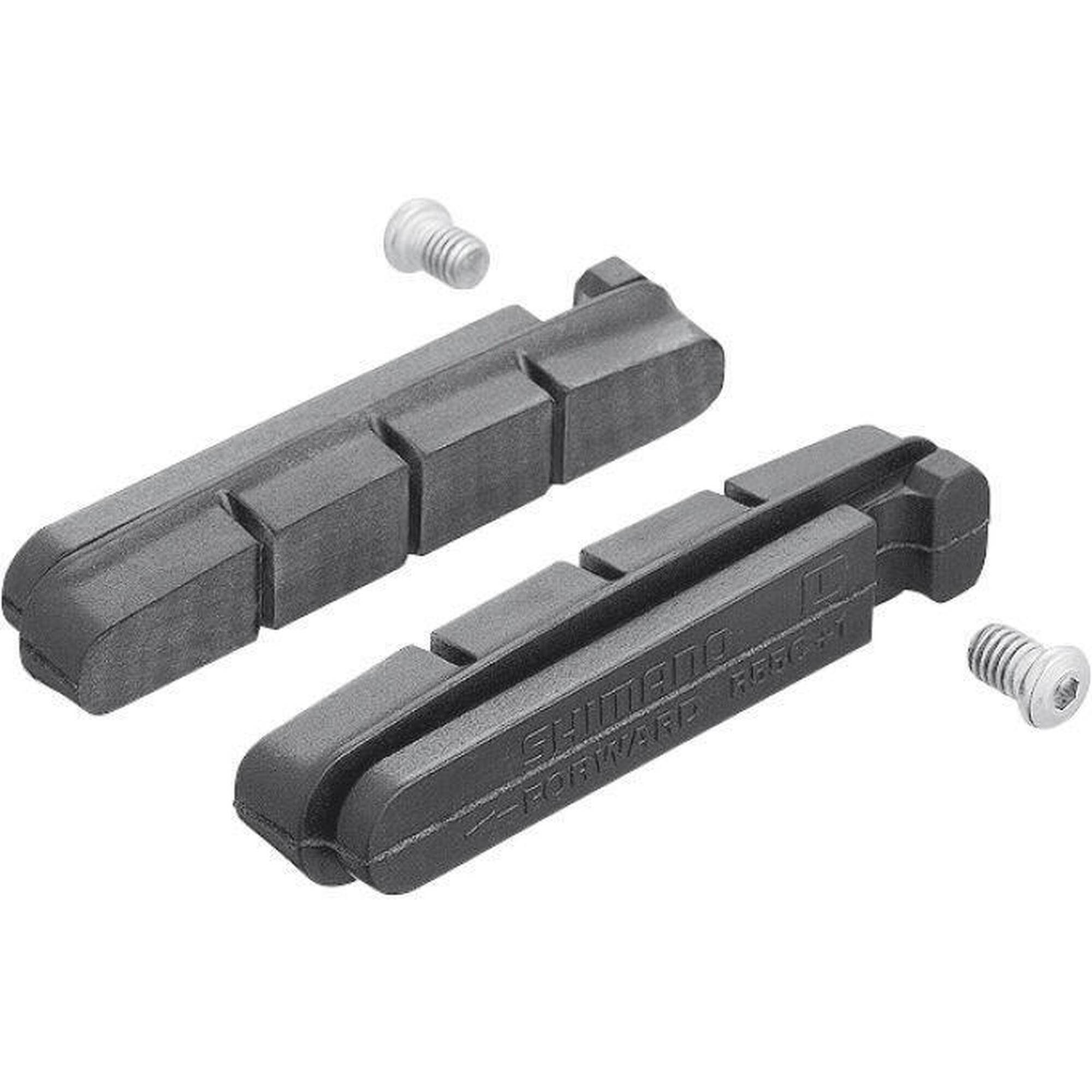 Shimano - Caoutchouc De Frein R55c3 Pour Roue En Aluminium (2 Paires) - Patins De Frein - Noir - Taille Unique - Decathlon