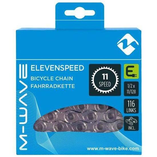 M-Wave (kmc) ketting e-bike 11 speed 116 links zilver