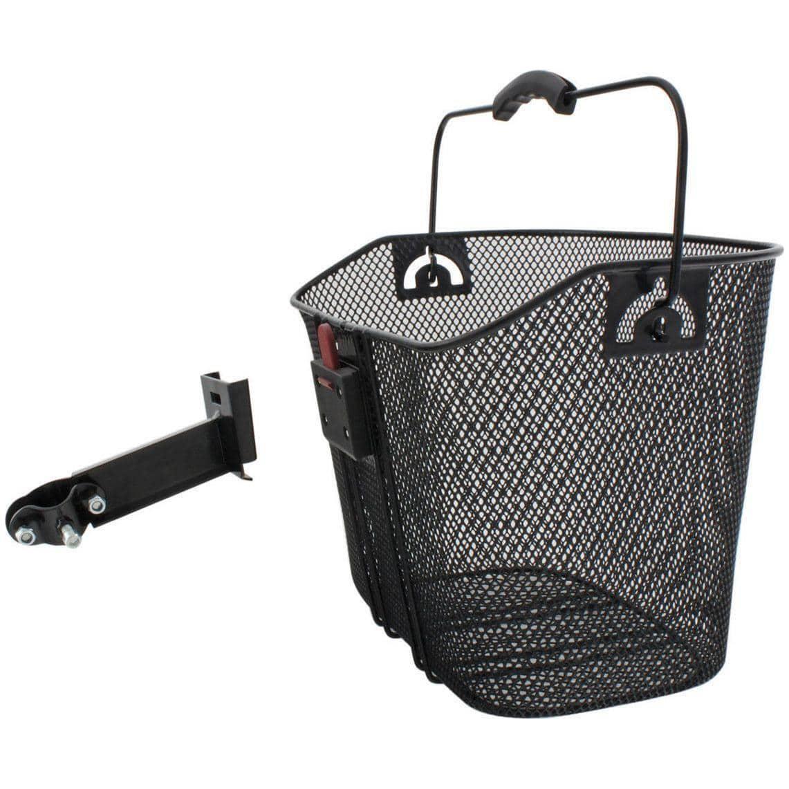 M-wave - Panier À Mailles À Onde M Amovible Sur La Tige 1 11 8 431525 - Panier Siège - Noir - 23 L - Decathlon