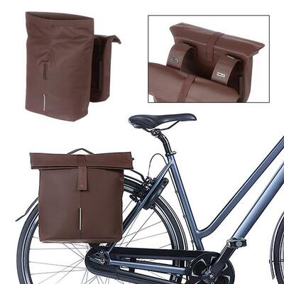 Doppelpacktasche "city". gebrand bruin