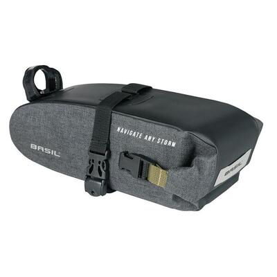Basil Satteltasche Navigator Storm M schwarz, 10x9x29cm, 1ltr